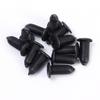 8mm Plastic Rivets Fasteners Screw Car Bumper Fender Black Rivet Auto Fastener Clip for Toyota Focus Kia Nissan 100/50pcs