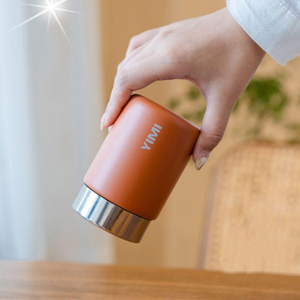 Insulated 230ml Portable Vacuum Flask 316 Stainless Steel Mini Thermal Water Bottle  Outdoor Sports