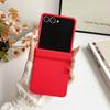 Z Flip7 FE Dopamine Candy Color Matte Phone Case for Samsung Galaxy Z Flip 7 6 5 Flip 4 3 5G Hinge Protective Hard Back Cover