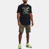 Under Armour Project Rock Outworked Short Sleeve Graphic Tee Men Tops Black 1370490-001