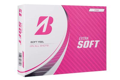 BRIDGESTONE EXTRA SOFT Golf 2023 Pack of Pink Balls, Model, 12,