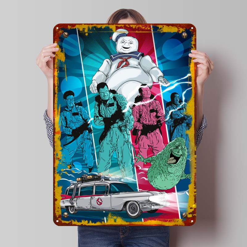 Classic Movie Metal Poster Wall Art Mural Custom Vintage Metal Tin Signs for Wall Art Decoration Man Cave Room Wall Sign Deco