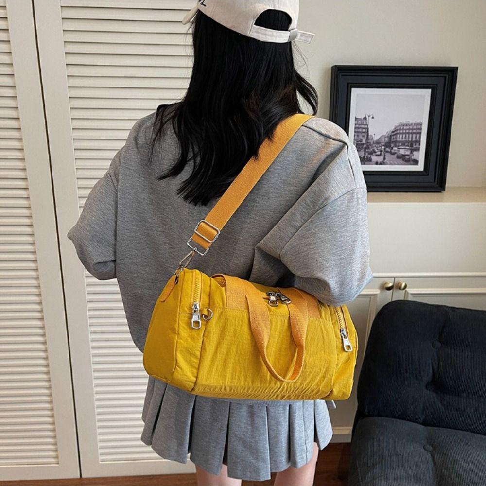 Nylon Women's Fitness Handbag Wet Dry Separation Gym Storage Bag Casual Shoulder Bag Training