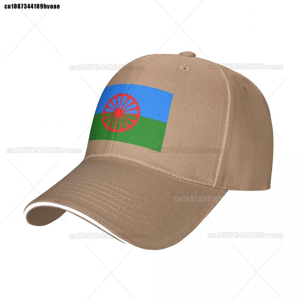 Flag Of The Romani People Baseball Cap Flag Art Female Male Custom Trucker Hat Summer Casual Kpop Adjustable Baseball Caps