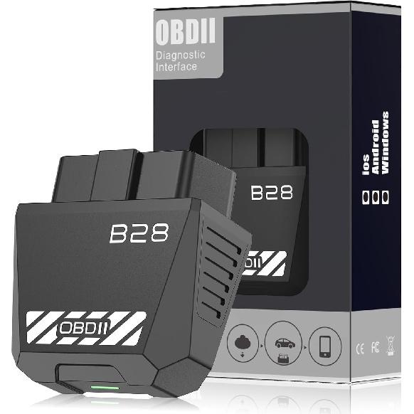 

OBD2 Сканер для Автомобиля Bluetooth 5.4 - Коды Можно Быстро Считать и Удалить, Совместим с Android и iOS - Диагностика Двигателя, ABS,