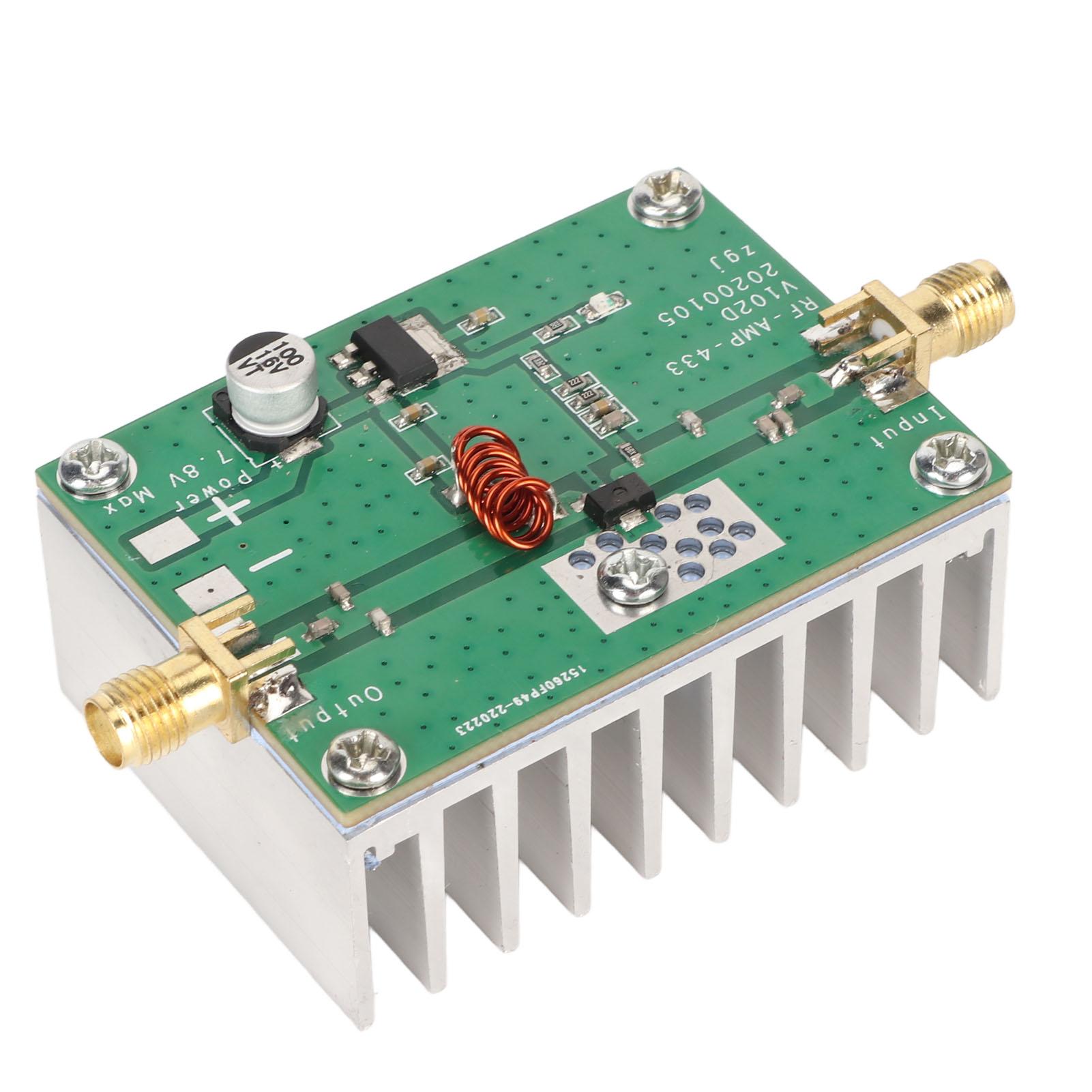 

Плата підсилювача потужності RF 433 МГц Професійний модуль RF-підсилювача розширеного діапазону 400–460 МГц для