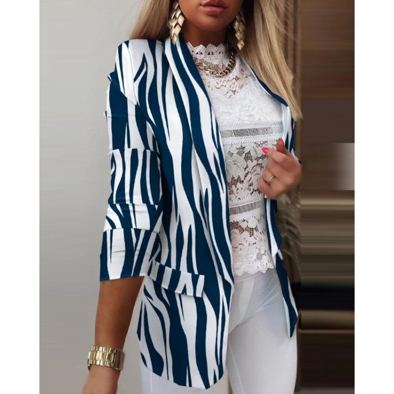 BITCED Women's Vintage Casual Autumn Winter Long Sleeve POLO Neck Jackets & Coats Unique design