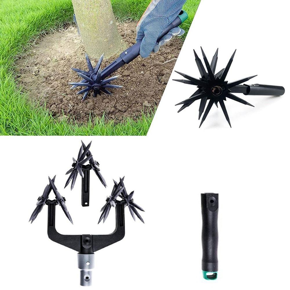 

Регулируемый роторный культиватор Съемные ручные аэраторы Эффективный разрыхлитель почвы Пересев чёрный