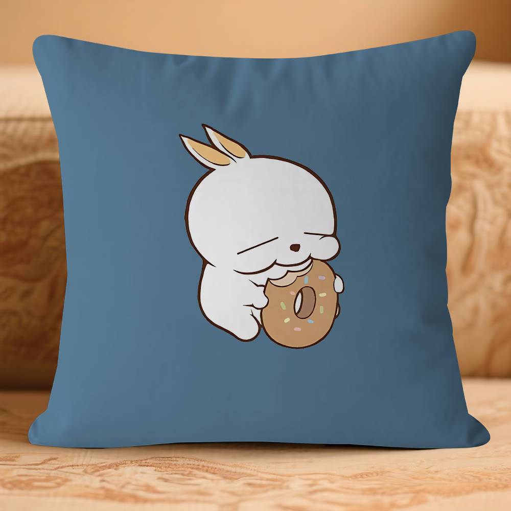 MashiMaroS Anime Cartoon Pillow Case Removable Washable Cushion Cover – All-Season Soft Linen