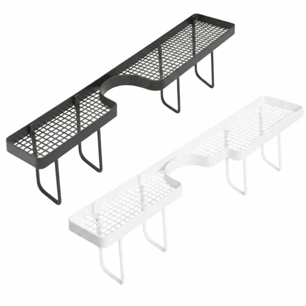 No-Drill Bathroom Storage Rack Rustproof Sink Shelf Sturdy Bathroom Organizer for Bathroom Counter