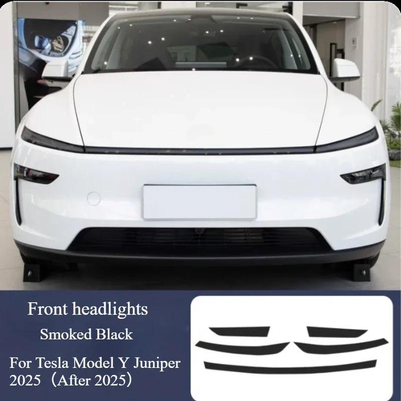 TPU-Scheinwerferfolie für Tesla Model Y Juniper 2025 Autozubehör Transparente Rücklicht-Schutzfolie Geschwärzt Wasserdicht