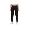 Li Ning Training Series Solid Color Fleece Cuffed Knitted Sports Pants Women Pants Black AKLRF64-1