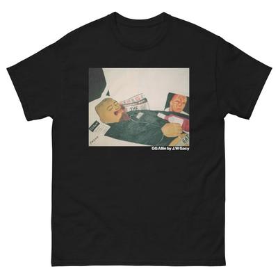 G.G Allin by J.W Gacy T-Shirt Punk, Serial Killer, Crime, Hardcore Music,