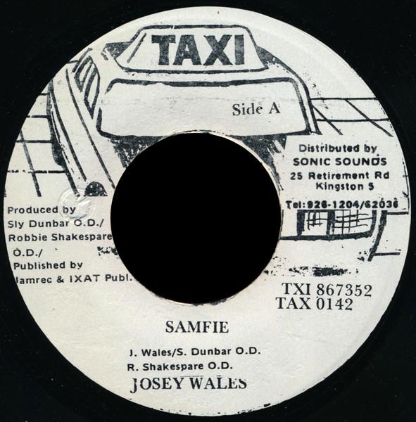 

7inch Record JOSEY WALES - Samfie TAX0142 Taxi Jamaica Reggae, Ska & Dub Used