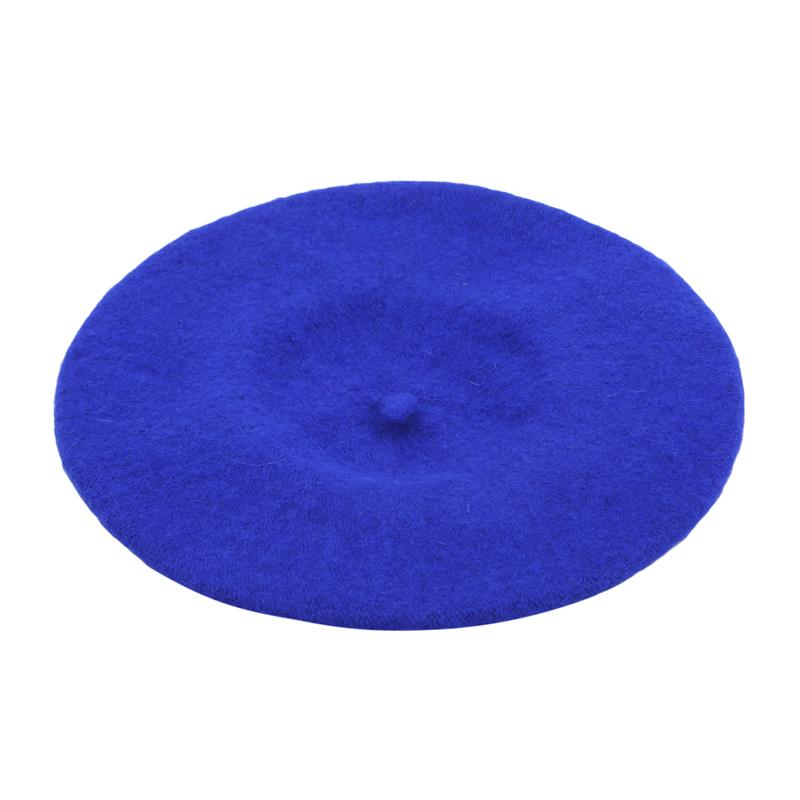 Winter Warm Faux Wool Beret Vintage Unisex Women Girls French Artist Beanie Hat Cap Kawaii Flat Top Caps Warmers 11 Colors