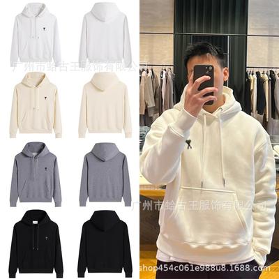 Unisex Hooded Sweatshirt Winter Cotton Oversized Streetwear With Heart Snake Print