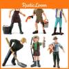 Simulated Diver Veterinarian Farmer Worker Postal Worker Toy Model Ornament For Collectors And Play