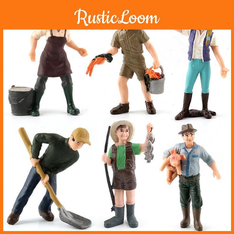 Simulated Diver Veterinarian Farmer Worker Postal Worker Toy Model Ornament For Collectors And Play