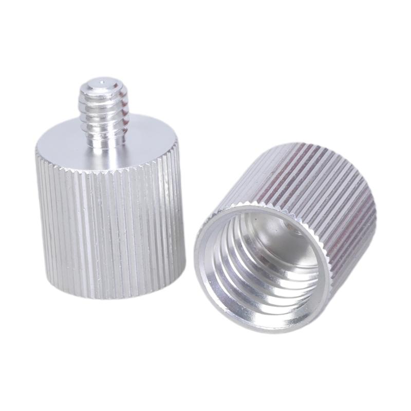 Adaptor de la 1/4 inch la 5/8 inch Adaptor cu șurub filetat pentru telemetru 1/4 filet Adaptor din aluminiu Adaptor trepied