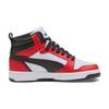 PUMA Rebound V6 Mid top Children's Basketball Shoes White Red Black Teenagers Kids' 393831-03