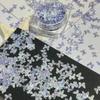 Gradient Butterfly Sequin Nail Art Decorations - Colorful Starry Sky DIY Materials