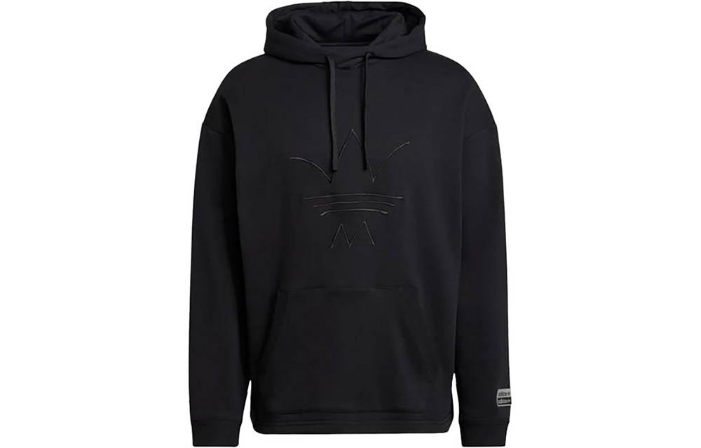 Adidas Originals Sweatshirts Men s Black Hooded Moderate Regular H11450 M
