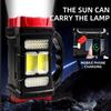 Lumină LED Multifuncțională Portabilă Reîncărcabilă cu Energie Solară Sursă de Lumină Duală USB Reflector de Căutare pentru Exterior Lumină de Camping pentru Drumeții