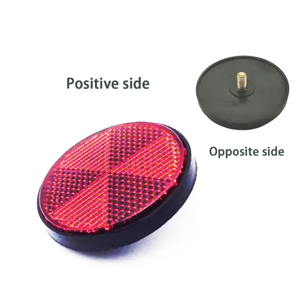 Motorcycle Rectangle Reflective Warning Strip Sticker Bike Scooter Quad Caravan Lorry Screw On Safety Reflector Stickers Decals