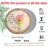 2D Flach, 1 Stück Vintage Rundes Metall Aluminium Wand Schild mit Pusteblume & Hoffnungs Zitat - Aquarell Florale Kunst Dekoration Geeignet für Bauernhaus, Café, , Wohnzimmer