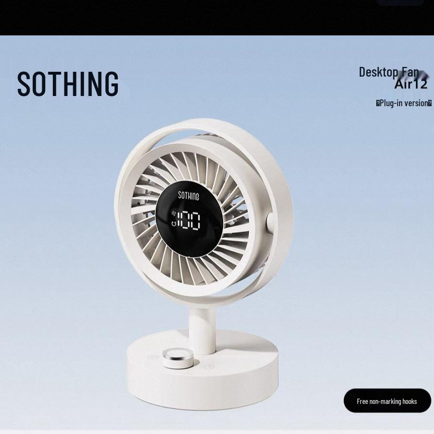 

Silent Desktop Air Purifier Fan for Home and Office (2026 Model) 150*119.8*224mm