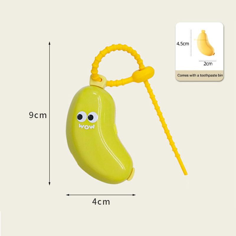 Cute toothbrush storage box. Portable travel toothbrush cover. Dust-proof. Suitable for traveling, hiking, camping.