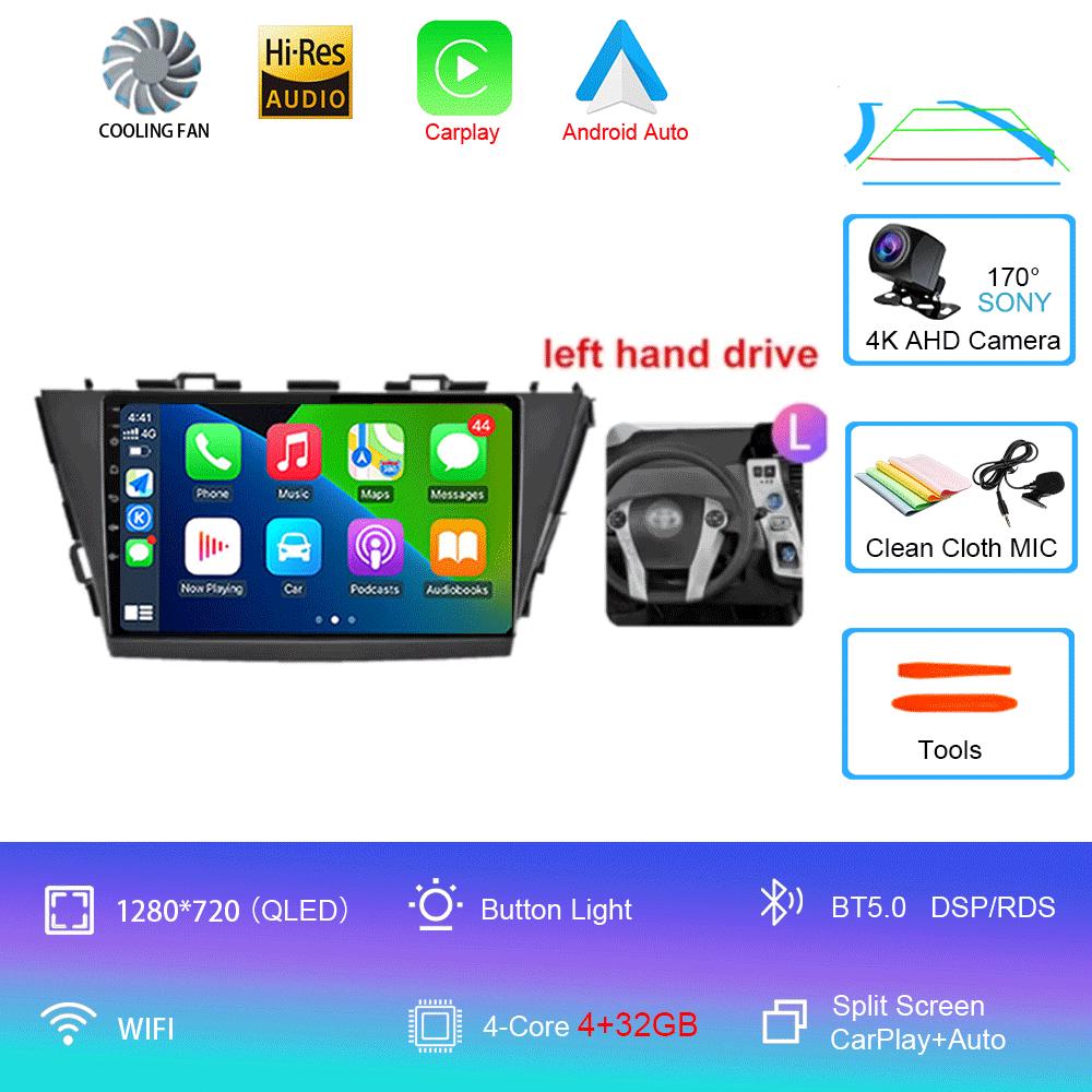 

Автомобильное радио Android 14 для Toyota Prius Plus V Alpha 2012-2017 Навигация 4G WIFI GPS DSP Carplay Мультимедийный проигрыватель Авто Стерео