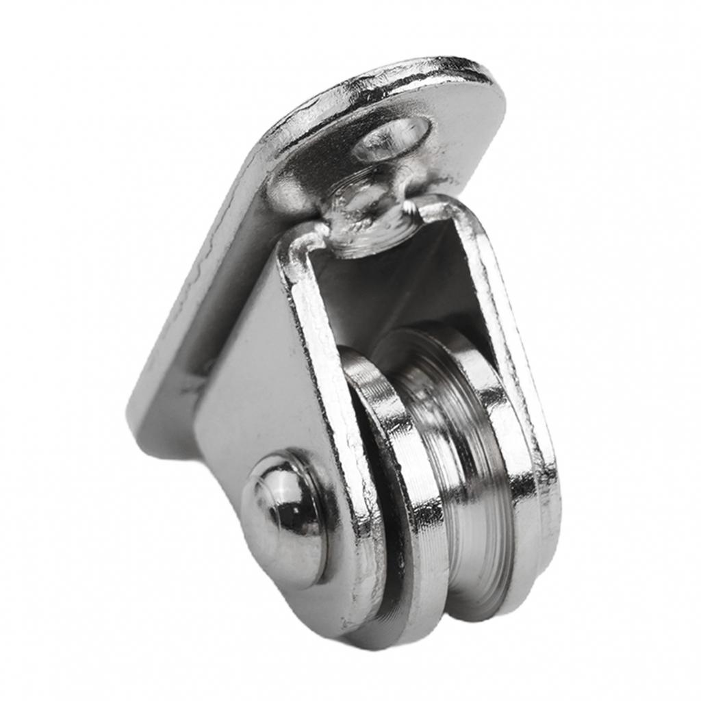 Gym-Sliding Gate Stainless Steel Groove Pulley Wheels Blocks Rollers With Screws