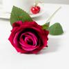 5PCS Silk Luxury Rose Artificial Flower Rose Long Branch Wedding Bridal Decor Fake Valentine's Day Christmas Home Decoration