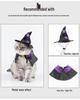 Pet Halloween Wizard Costume Set: Hat & Cloak for Cats and Dogs
