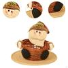 Christmas Basket Candies Cookies Holder Food Bread Portable Party Decor Snack Tray Table