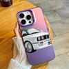 E30 CAR Phone Case For iPhone 17,16,15,14,13,12,11 Plus,Pro Max,XS,Colorful Silver Purple Cover