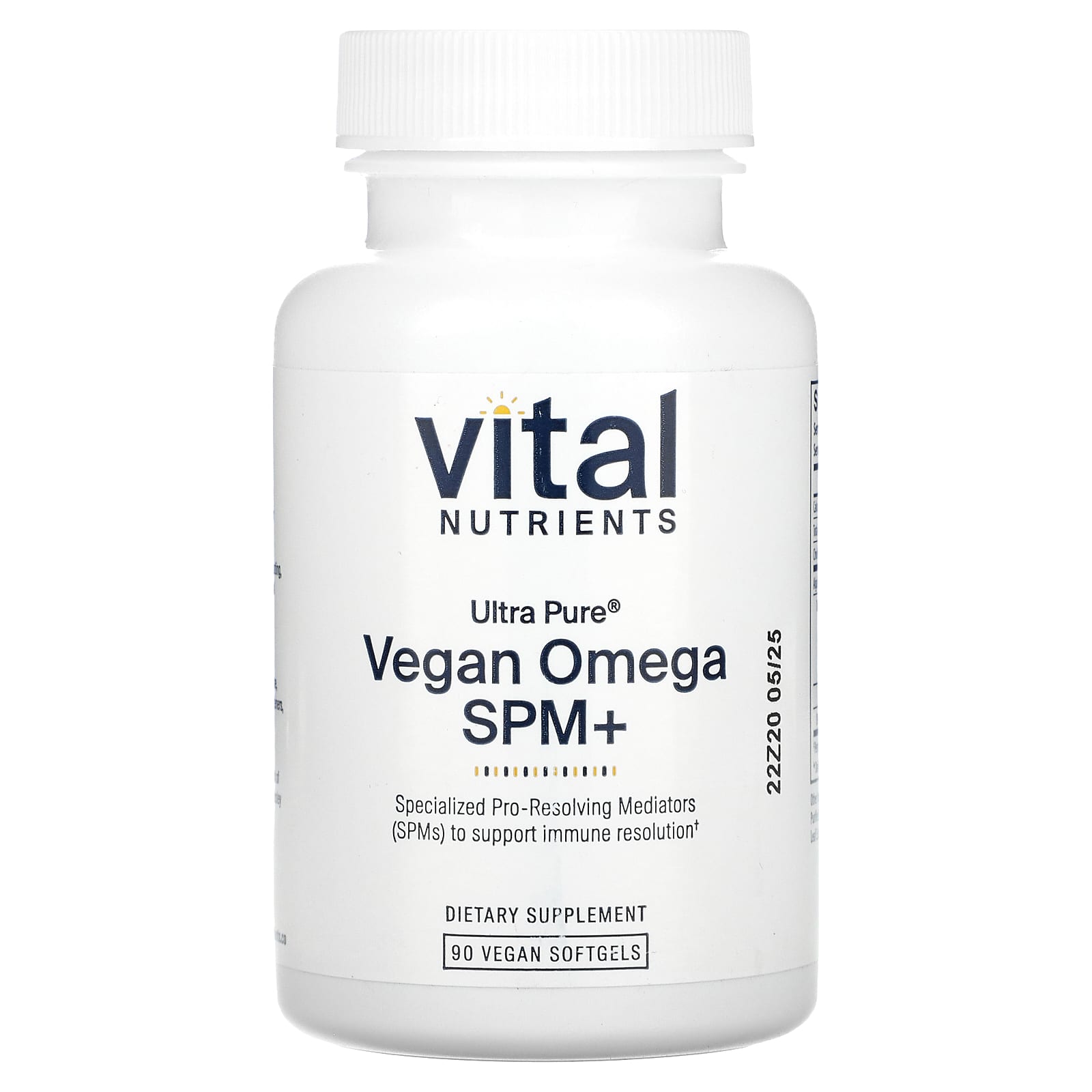 

Ultra Pure, Vegan Omega Spm+, Vegan Softgels, 90