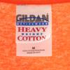 Gildan Short Sleeve T-shirt M Orange Men's Used