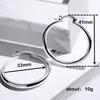 Simple and Smooth Earrings for Women's Jewelry