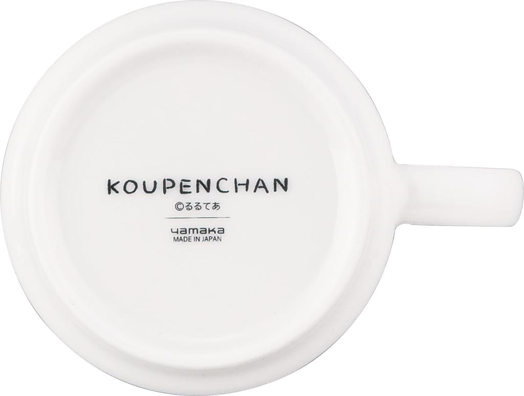 Rurutea 10 X Thank You for Your Made In Koupen-chan Mug, 300ml, Diameter Approx. 6cm, Coffee, Goods, Tableware, Japan, Yellow, KPC12-11
