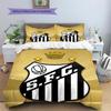 Santos FC Pattern Bedding Home Decoration Birthday Gift (1 * duvet cover + 2 * pillowcase, without core)