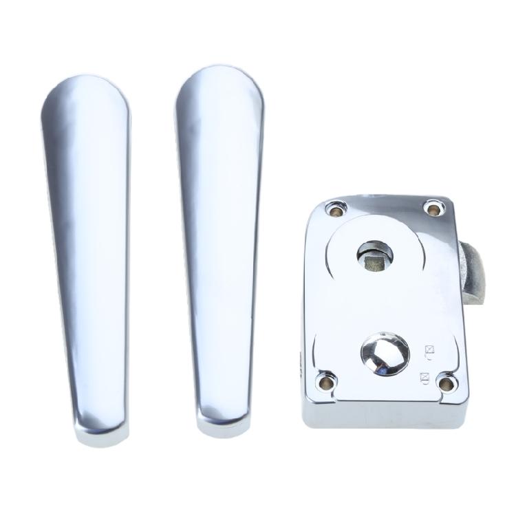 RV Toilet Door Lock Bathroom Door Lock Caravan Boat Handle Lock RV Hardware