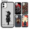 Krajews Japan Samurai Kunst Weiche Handyhülle Abdeckung Für iPhone 17 Air 16 15 14 plus 11 12 13 pro max Plus coque Fundas