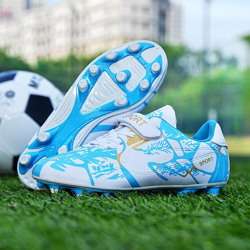 Scarpe da Calcio TF Borchiate per Uomo, Donna e Bambini - Scarpe da Calcio Pro per Erba Sintetica per Studenti delle Elementari