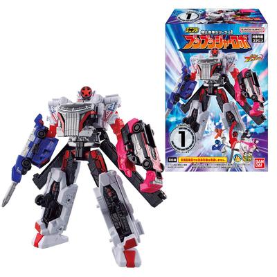 Minipla Bakujo Gattai Series 01 Bunbunger Robo Candy Toys and Ramune Candy Sentai (12 Pieces) (Bakujo Bunbunger)
