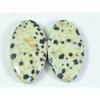 Natural Dalmantion Matched pair Oval Cabochon Loose Gemstone 12X21X03MM SK-192