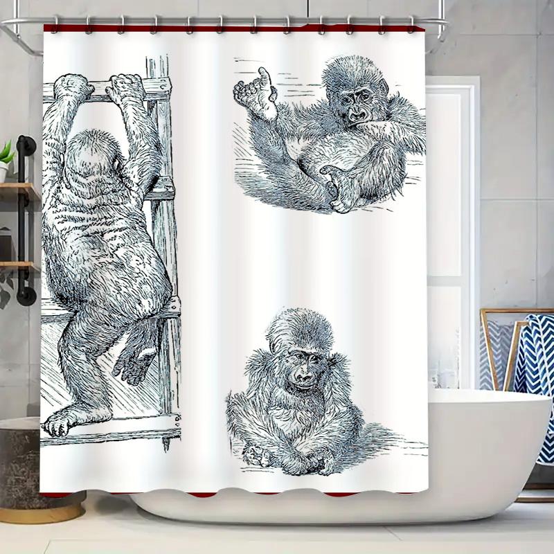 

Blue Mermaid Hair Shower Curtain: Reusable Waterproof Fabric for Bathroom Decor Perfect Gift Idea 90x180cm