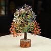 Seven Chakra Crystal Tree With 500 Beads, Showpiece For Home & Office Décor