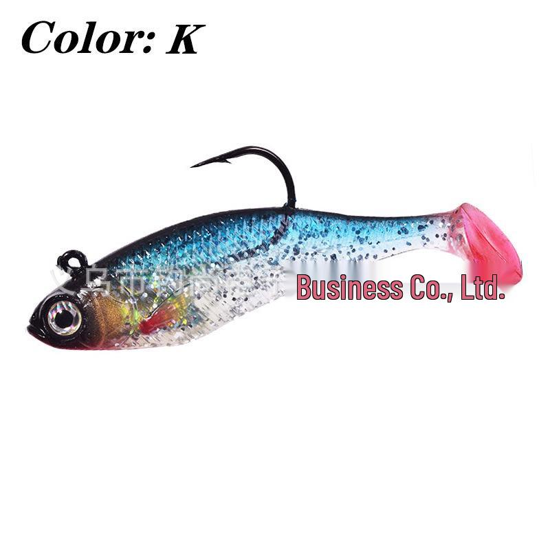 Bionic T-Tail Soft Bait Lure: Long Cast Freshwater & Saltwater, Mandarin Fish & Bass, Single Hook Artificial Bait